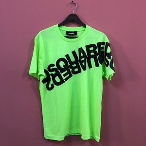 Dsquared2 Neon Green Short Sleeve T-Shirt "XL"